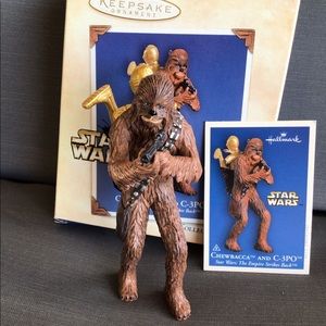 Hallmark Keepsake Star Wars Chewbacca and  C-3PO Christmas Ornament